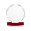 Acadian Award on Alberton Base - Red | https://www.bestnamebadges.com