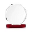 Acadian Award on Alberton Base - Red | https://www.bestnamebadges.com