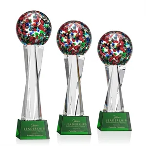 Fantasia Award on Grafton Base - Green | https://www.bestnamebadges.com