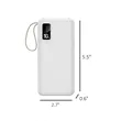 10000mAh Fast Charging Power Bank Portable Charger with LED | https://www.bestnamebadges.com