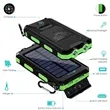 10000mAh Solar Power Bank Wireless Charger with LED | https://www.bestnamebadges.com