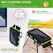10000mAh Solar Power Bank Wireless Charger with LED | https://www.bestnamebadges.com