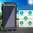 10000mAh Solar Power Bank Wireless Charger with LED | https://www.bestnamebadges.com