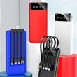 10000mAh Fast Charging Power Bank Portable Charger with LED | https://www.bestnamebadges.com