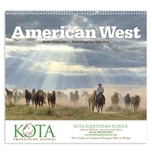 Triumph® Calendars American West by Tim Cox Calendar | https://www.bestnamebadges.com