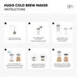 48 oz Simple Modern® Hugo Cold Brew Coffee Maker | https://www.bestnamebadges.com