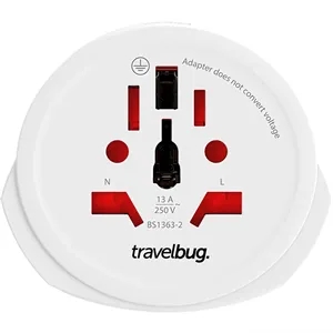 Skross World to Europe Travel Adaptor | https://www.bestnamebadges.com