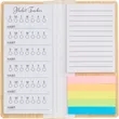 Wellable™ FSC® 100% Bamboo Sticky Notes Pad | https://www.bestnamebadges.com
