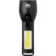 Solar Powered Rechargeable COB Flashlight | https://www.bestnamebadges.com