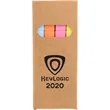 4-Piece Square Recycled Highlighter Set | https://www.bestnamebadges.com