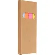 4-Piece Square Recycled Highlighter Set | https://www.bestnamebadges.com