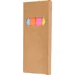 4-Piece Square Recycled Highlighter Set | https://www.bestnamebadges.com