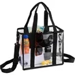 Small Clear Stadium Tote | https://www.bestnamebadges.com