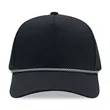 5 Panel High Profile AFrame Golf Cap w/Rope | https://www.bestnamebadges.com