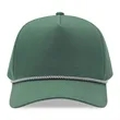 5 Panel High Profile AFrame Golf Cap w/Rope | https://www.bestnamebadges.com