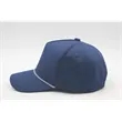 5 Panel High Profile AFrame Golf Cap w/Rope | https://www.bestnamebadges.com