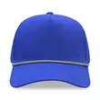 5 Panel High Profile AFrame Golf Cap w/Rope | https://www.bestnamebadges.com