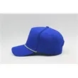 5 Panel High Profile AFrame Golf Cap w/Rope | https://www.bestnamebadges.com