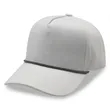 5 Panel High Profile AFrame Golf Cap w/Rope | https://www.bestnamebadges.com