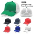 5 Panel A Frame Golf Trucker Cap w/Rope | https://www.bestnamebadges.com