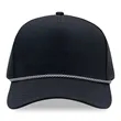 5 Panel A Frame Golf Trucker Cap w/Rope | https://www.bestnamebadges.com