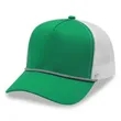 5 Panel A Frame Golf Trucker Cap w/Rope | https://www.bestnamebadges.com