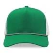 5 Panel A Frame Golf Trucker Cap w/Rope | https://www.bestnamebadges.com