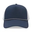 5 Panel A Frame Golf Trucker Cap w/Rope | https://www.bestnamebadges.com
