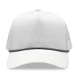 5 Panel A Frame Golf Trucker Cap w/Rope | https://www.bestnamebadges.com