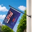 2' - 8' Flagpole Kit - Rotating Clips & Bracket- Black/White | https://www.bestnamebadges.com