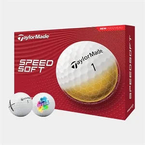 TaylorMade® SpeedSoft Golf Balls | https://www.bestnamebadges.com