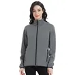 Women's Heathered Sweater Full-Zip Fleece Jacket | https://www.bestnamebadges.com