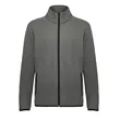Men's Heathered Sweater Full-Zip Fleece Jacket | https://www.bestnamebadges.com