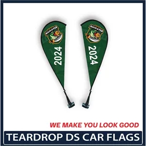 Double Sided Premium Teardrop Car Flag