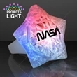 Light Up Crystal Star LED Ring | https://www.bestnamebadges.com