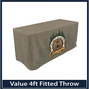 Value - 4ft x 30"T x 29"H Fitted Throw