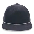 5 Panel Unstructed Corduroy Snapback Rope Hat | https://www.bestnamebadges.com