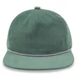 5 Panel Unstructed Corduroy Snapback Rope Hat | https://www.bestnamebadges.com