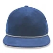 5 Panel Unstructed Corduroy Snapback Rope Hat | https://www.bestnamebadges.com