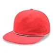 5 Panel Unstructed Corduroy Snapback Rope Hat | https://www.bestnamebadges.com