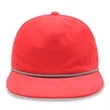 5 Panel Unstructed Corduroy Snapback Rope Hat | https://www.bestnamebadges.com