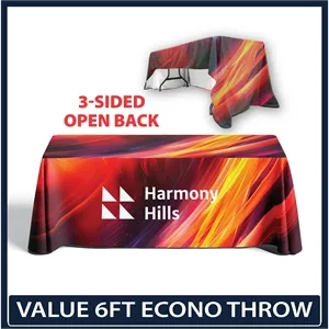 Value - 6ft x 30"T x 29"H Economy Throw