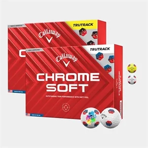 Callaway® Chrome Soft TruTrack Golf Balls | https://www.bestnamebadges.com