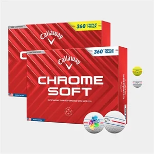 Callaway® Chrome Soft 360 Triple Track Golf Balls | https://www.bestnamebadges.com