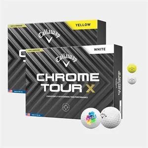 Callaway® Chrome Tour X Golf Balls | https://www.bestnamebadges.com