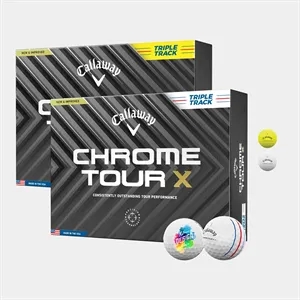 Callaway® Chrome Tour X Triple Track Golf Balls | https://www.bestnamebadges.com