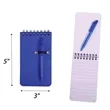 Custom Mini Spiral Jotter Notebook with Pen | https://www.bestnamebadges.com