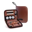 PU Leather Golf Accessory Storage Bag with Tools | https://www.bestnamebadges.com