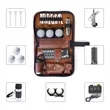 PU Leather Golf Accessory Storage Bag with Tools | https://www.bestnamebadges.com