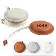 Round Leather Tape Measure | https://www.bestnamebadges.com